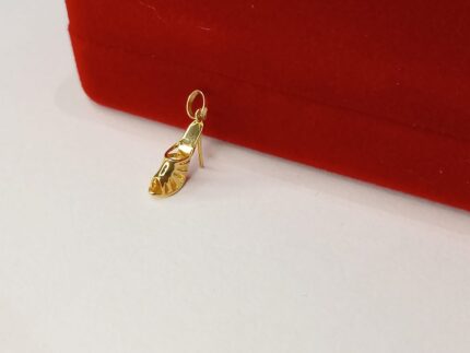 PINGENTE SALTO ALTO, PEQUENO, 20MM, EM OURO AMARELO 18K